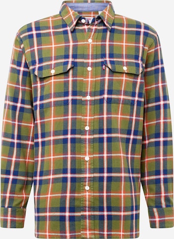 LEVI'S ® Рубашка 'Classic Worker Workwear' в Зеленый: спереди