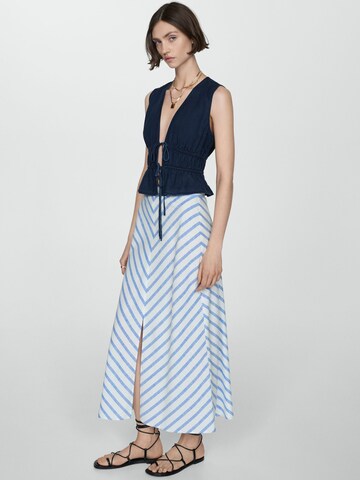 MANGO Top 'Milos' | modra barva