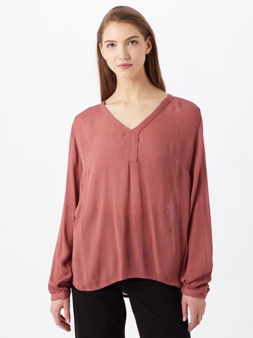 Kaffe Blouse 'Amber' in Rood: voorkant