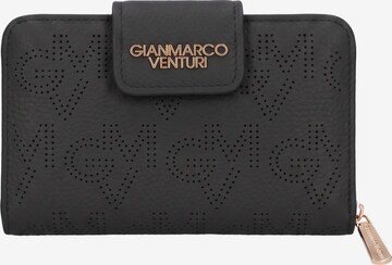Portamonete di GianMarco Venturi in nero: frontale