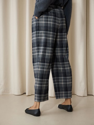 Barrel Pantalon à pince Next en bleu