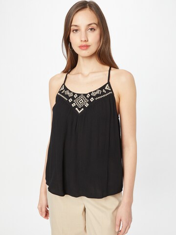 ABOUT YOU Top 'Carmina' in Black: front