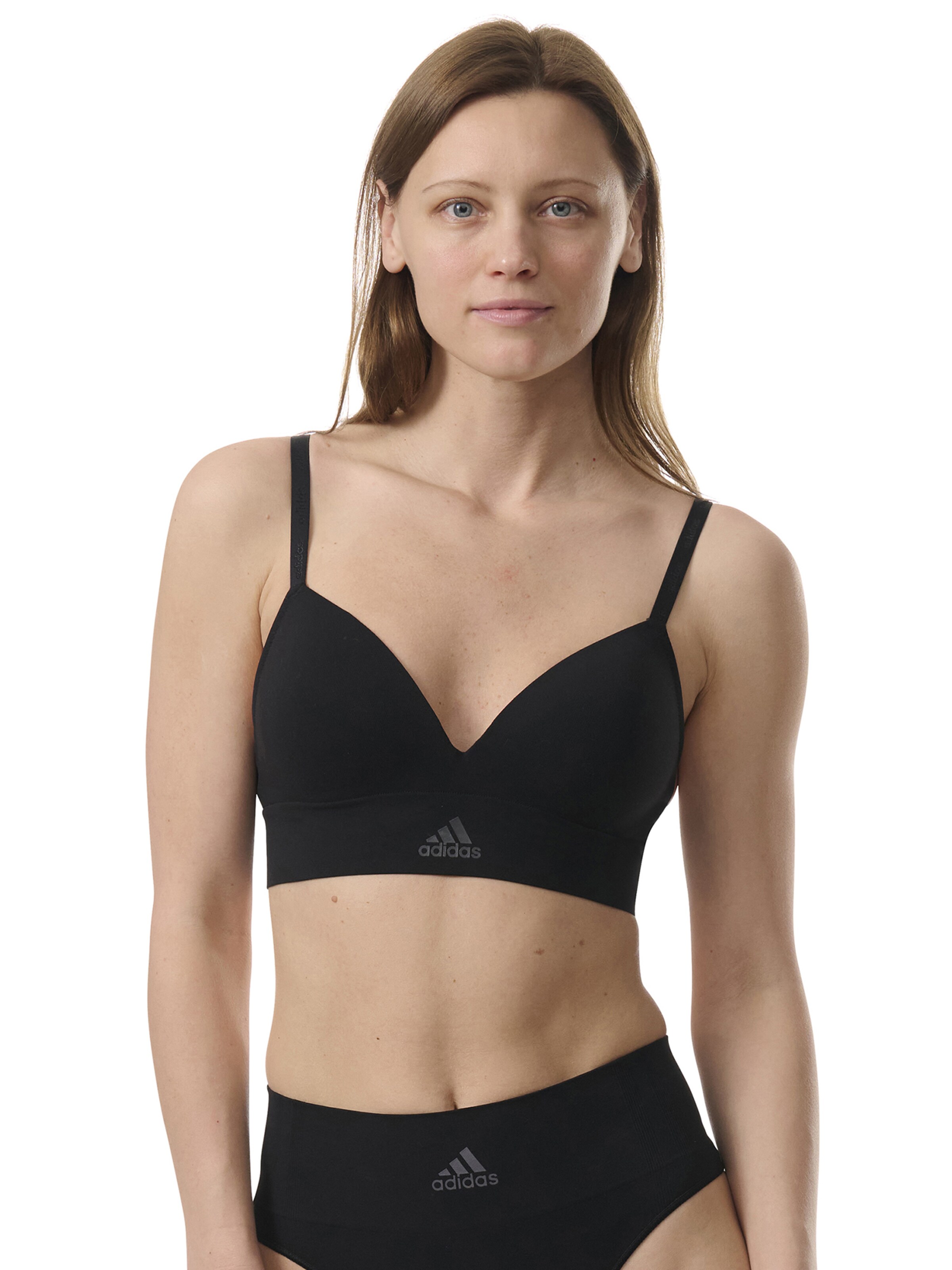 ADIDAS SPORTSWEAR Triangle Bra ' Sport Active Seamless Micro Stretch ' in Black