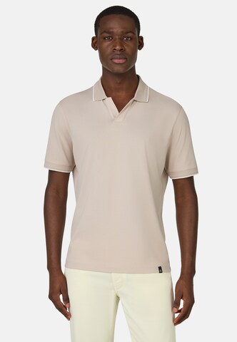 T-Shirt 'B Tech' Boggi Milano en beige : devant