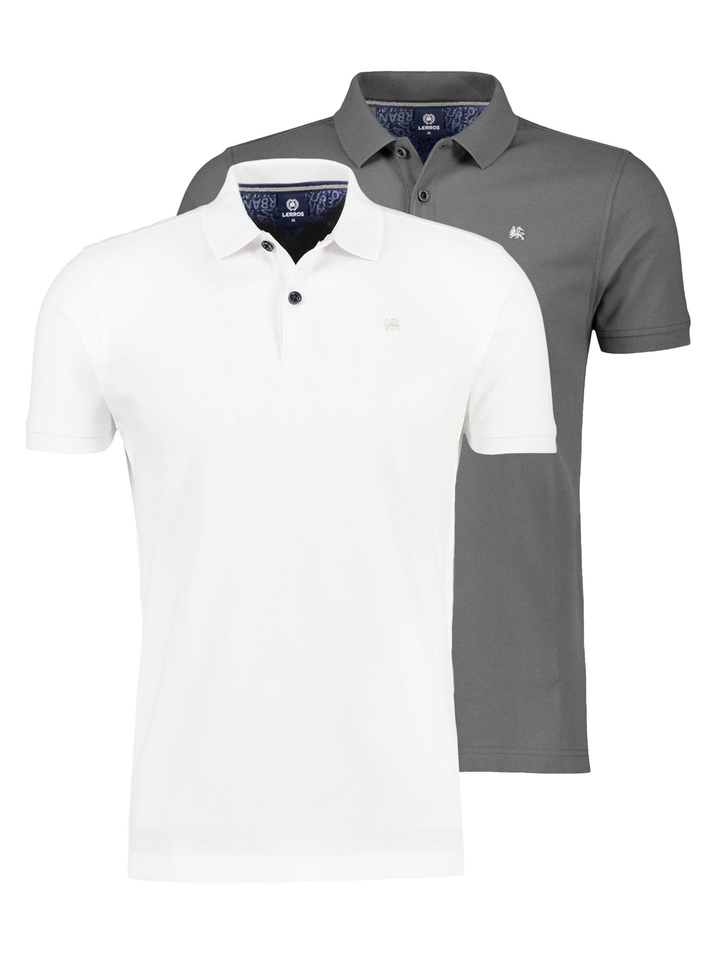 LERROS Shirt 'Basic' in Silver: front