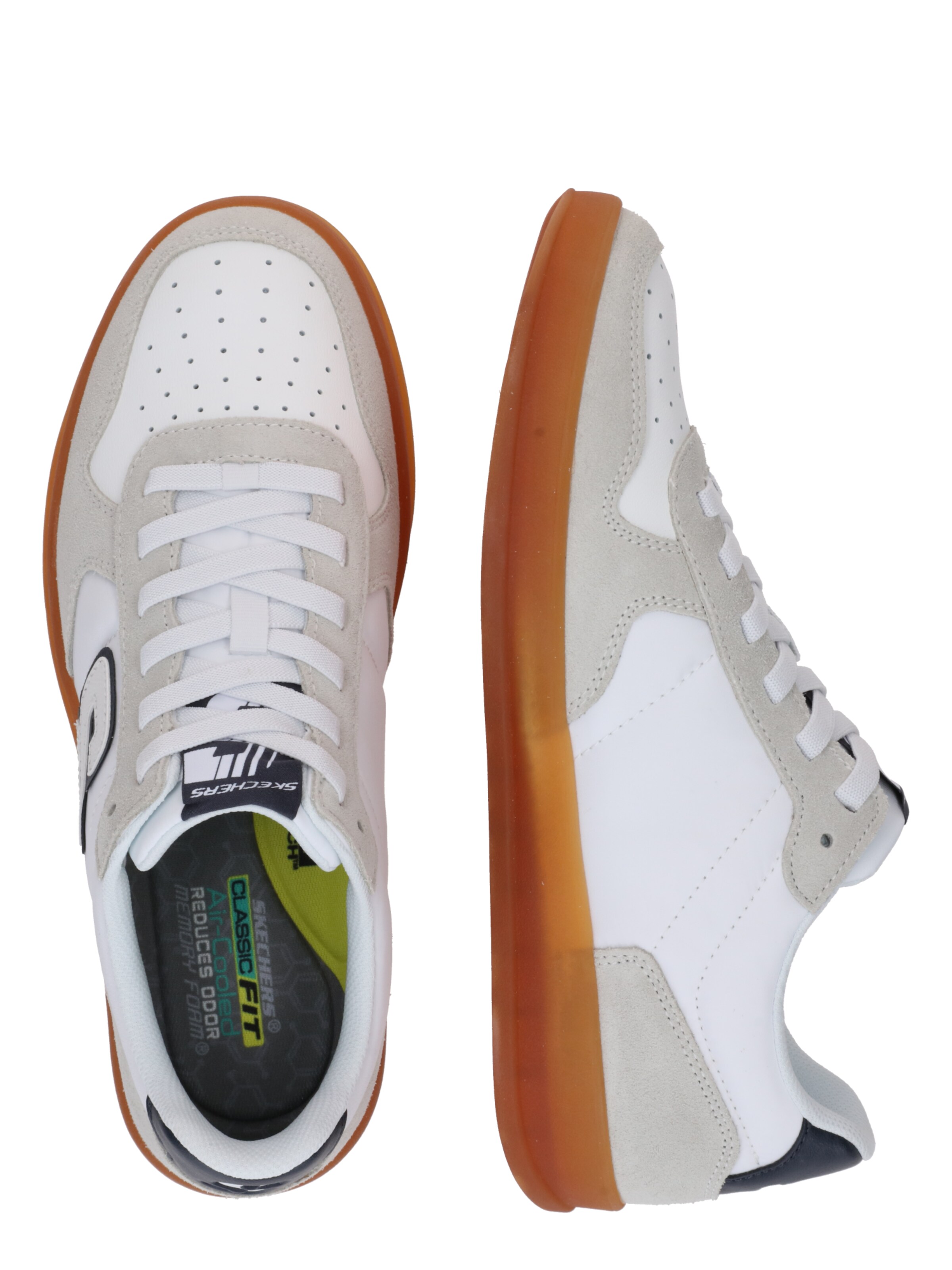 Baskets basses SKECHERS en blanc