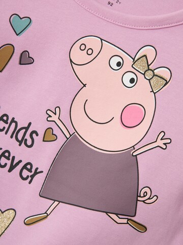 NAME IT Shirt 'NMFAMANDA PEPPAPIG' in Roze