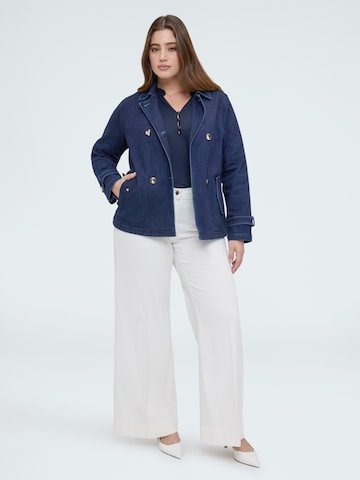 Fiorella Rubino Winter Coat in Blue