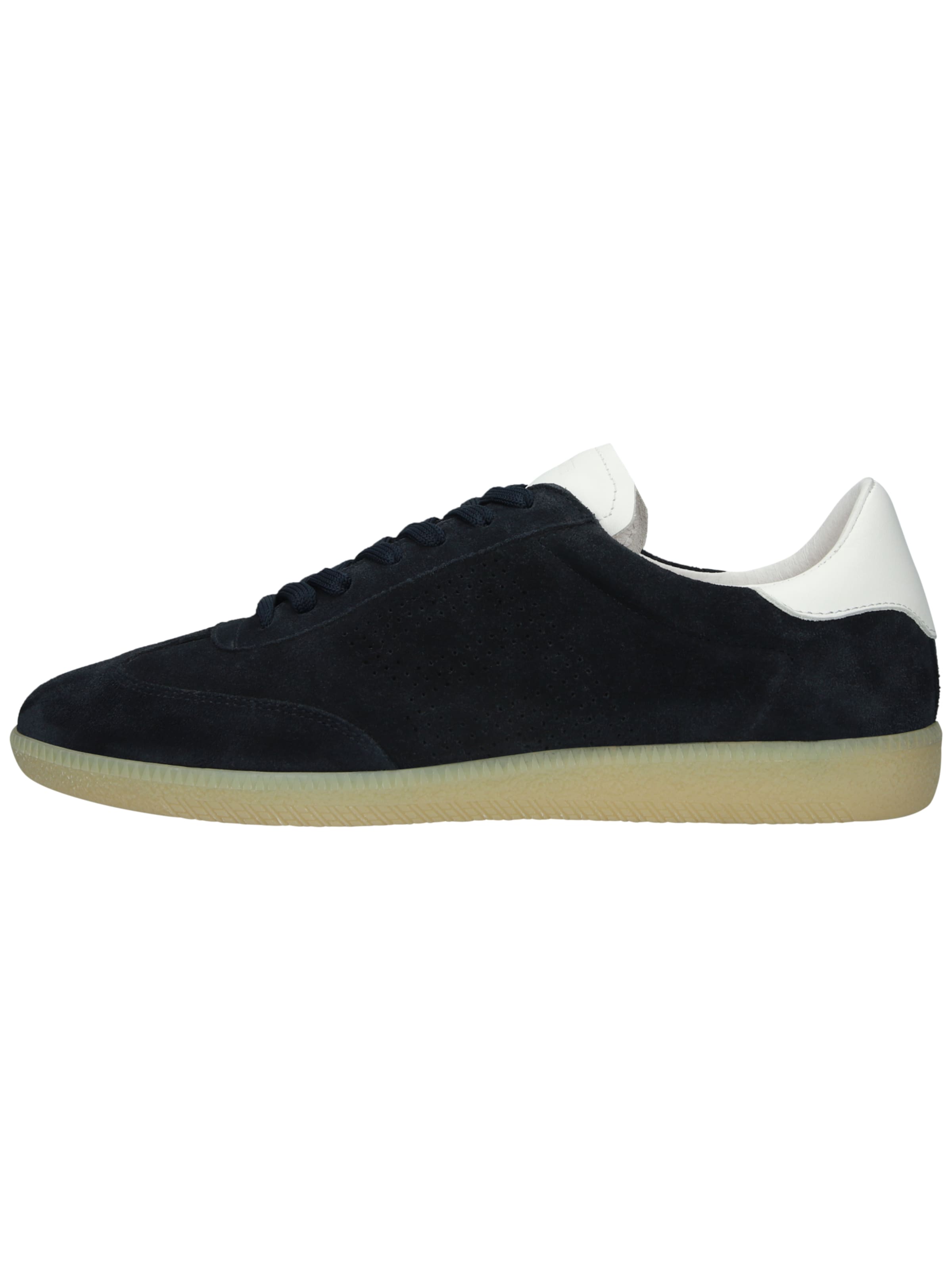 BLACKSTONE Låg sneaker 'Lime Wren Perf DG363' i blå: framsida