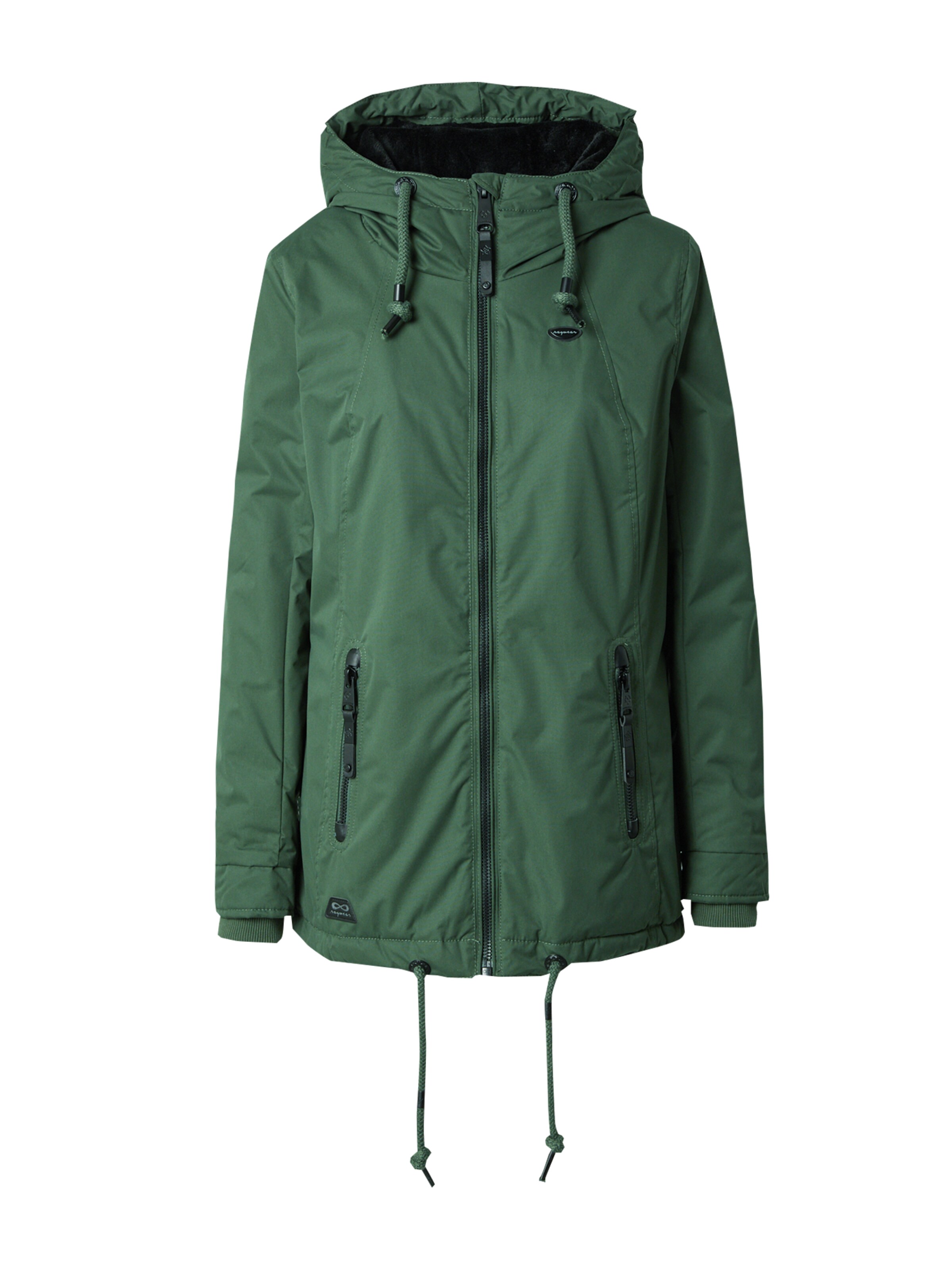 Veste mi-saison 'ZUZKA' Ragwear en vert : devant