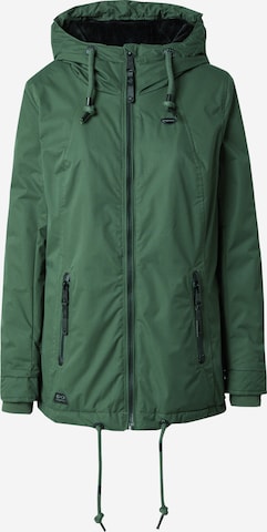 Veste mi-saison 'ZUZKA' Ragwear en vert : devant