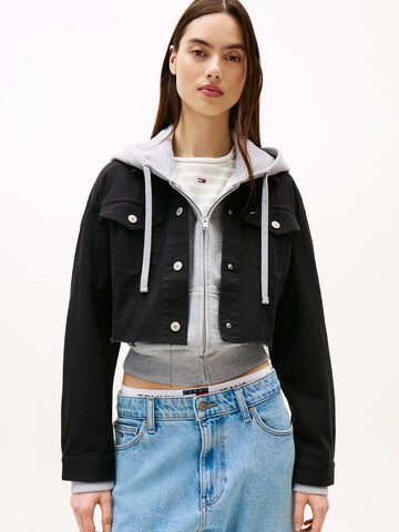 Tommy Jeans Демисезонная куртка в Черный