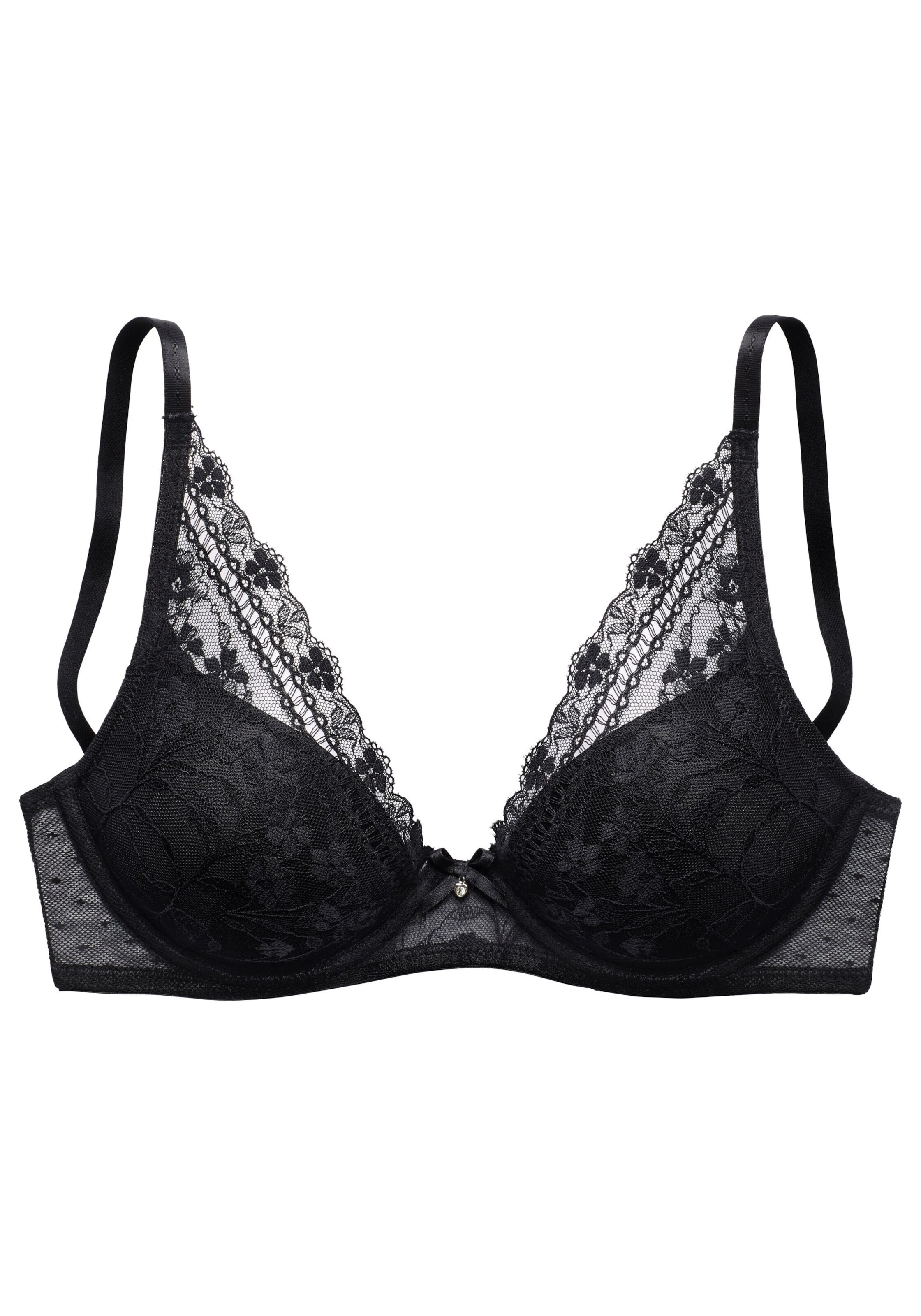 NUANCE - Push-up Sujetador en negro: frente