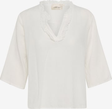 Camicia da donna di Cream in bianco: frontale