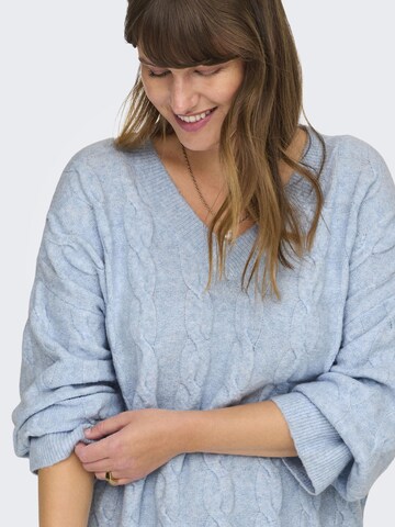 ONLY Carmakoma Sweater 'JEANETT' in Blue