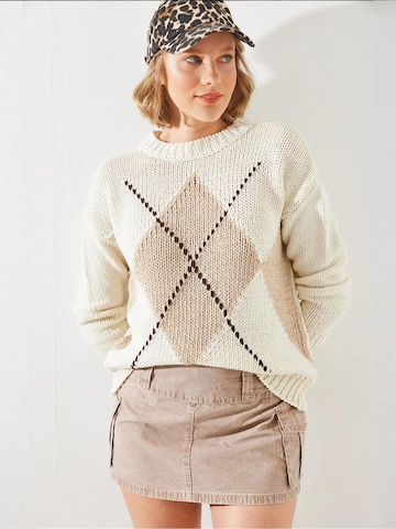 Bianco Lucci Trui in Beige