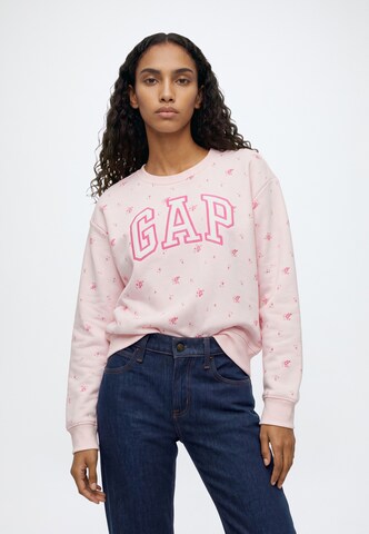 GAP Sweatshirt 'HERITAGE' in Pink