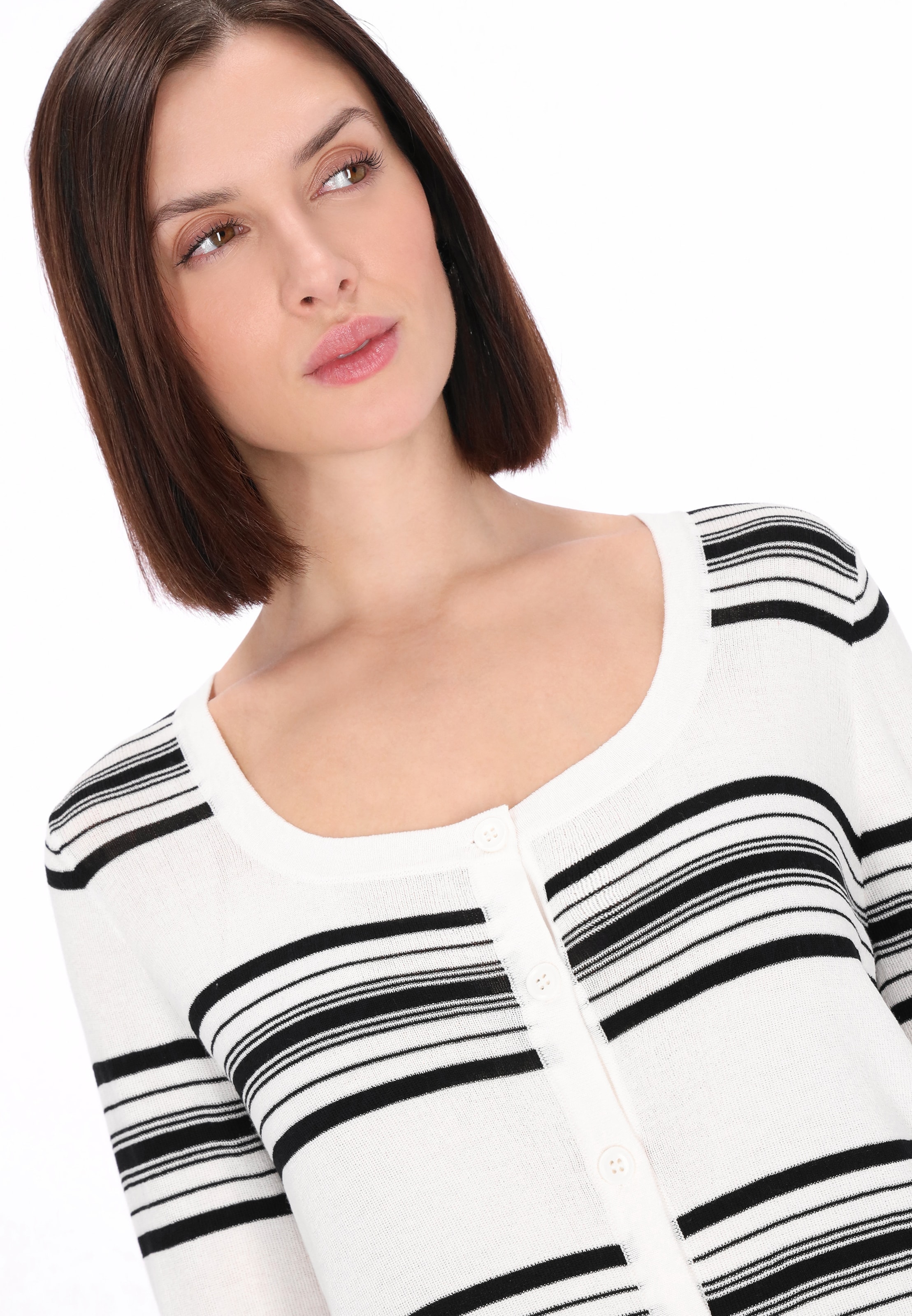 usha BLACK LABEL - Cárdigan 'Classic' en blanco