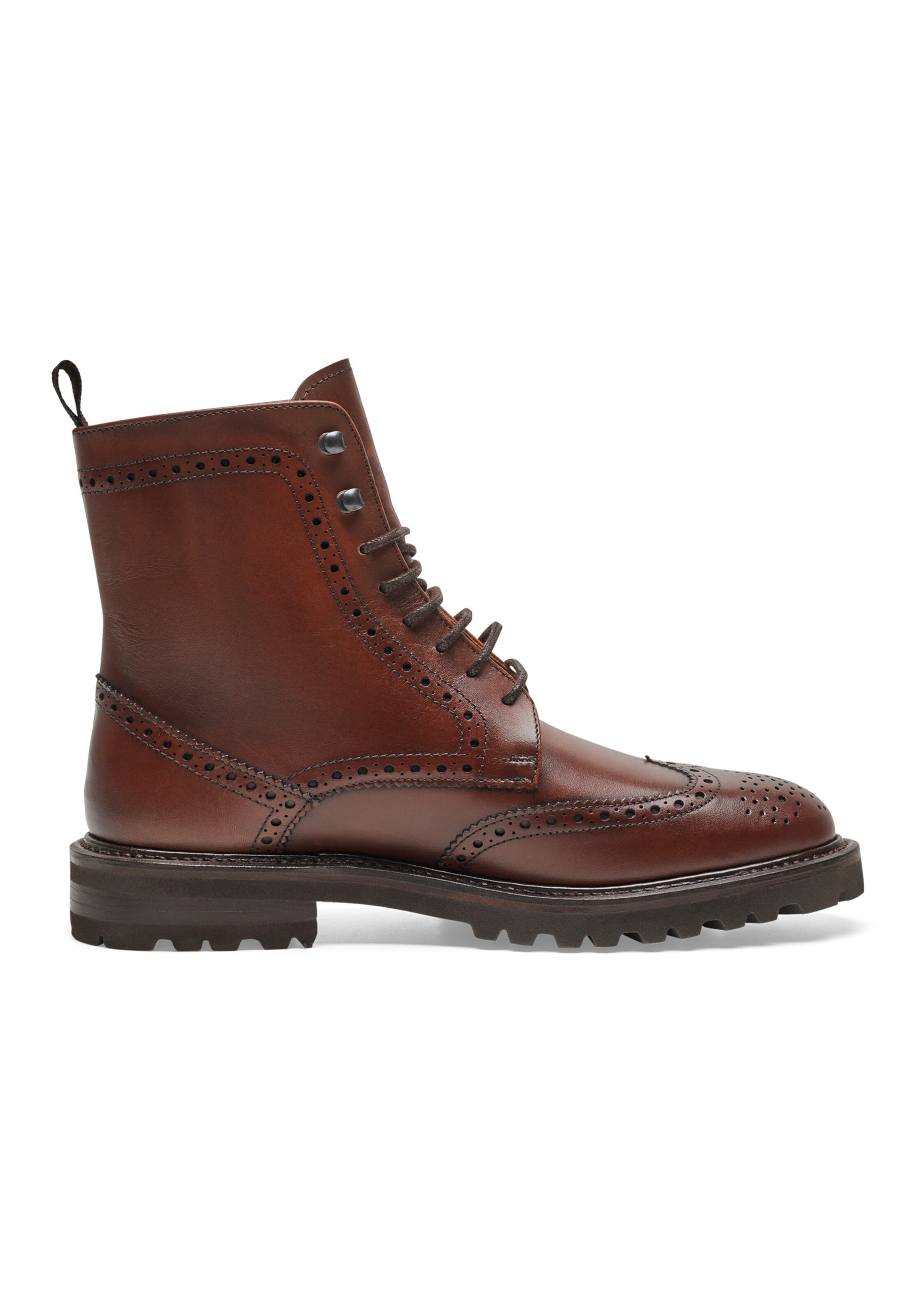 Henry Stevens Lace-Up Ankle Boots 'Bonnie' in Brown