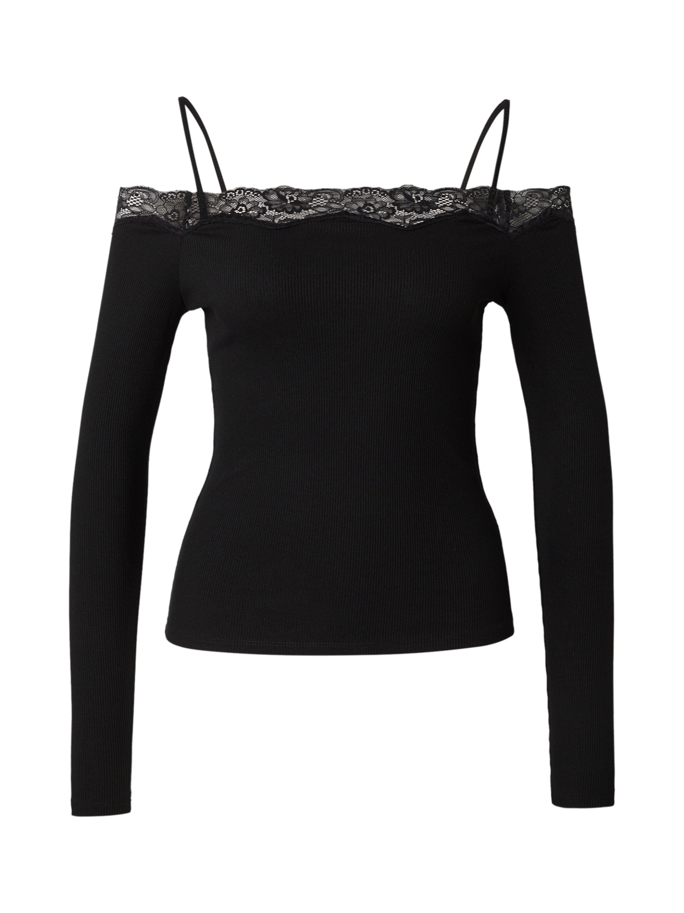 T-shirt 'Letizia' ABOUT YOU en noir : devant