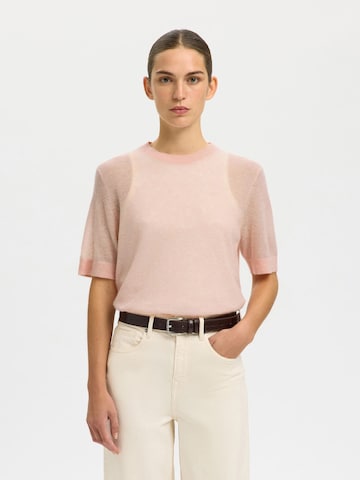 SELECTED - Jersey en rosa: frente