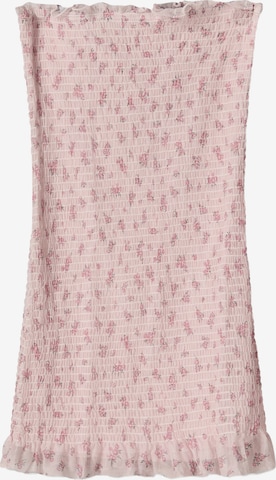 BershkaLjetna haljina - roza boja: prednji dio