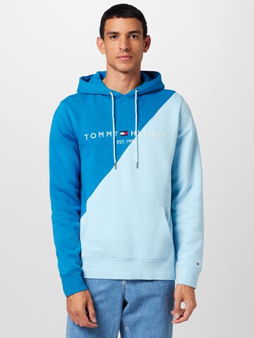 Tommy Jeans - Sudadera en azul: frente