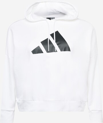 ADIDAS PERFORMANCE Sportief sweatshirt in Wit: voorkant