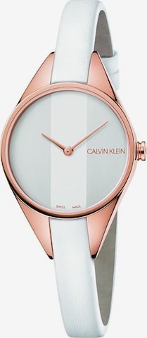 Montre à affichage analogique Calvin Klein - Uhren en blanc : devant