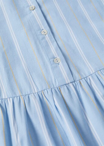 MANGO Košeľové šaty 'Gabriela' - Modrá