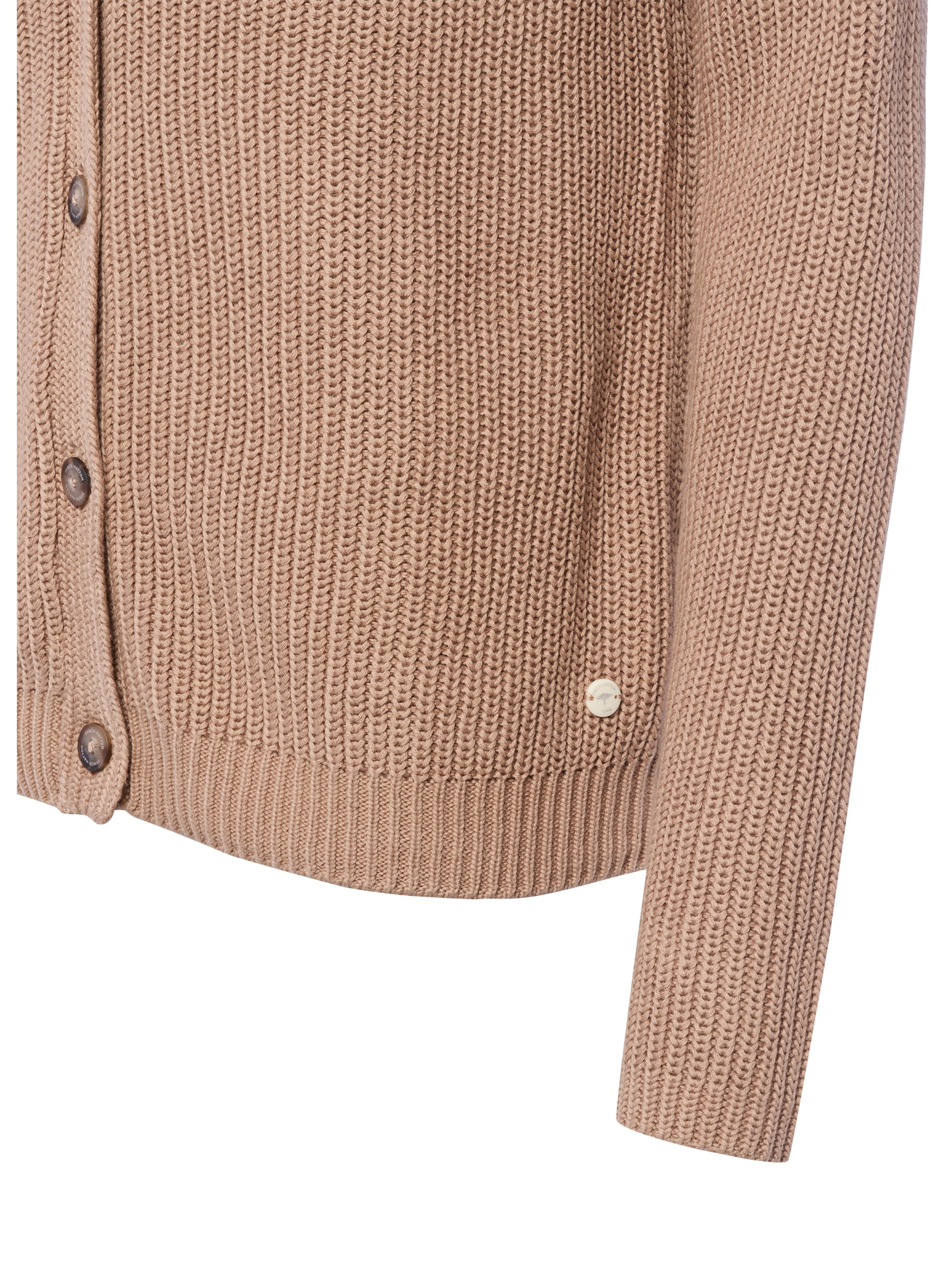 FYNCH-HATTON Knit Cardigan in Brown