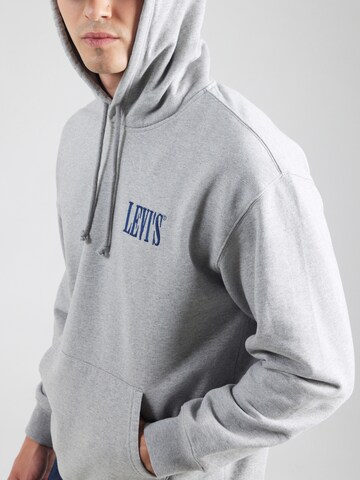 LEVI'S ® - Sweatshirt 'Relaxed Graphic Hoodie' em cinzento