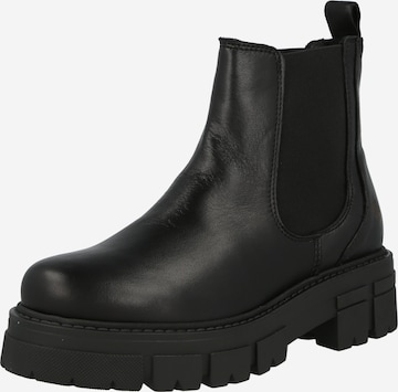 Apple of Eden Chelsea Boots 'California 1' in Schwarz: predná strana