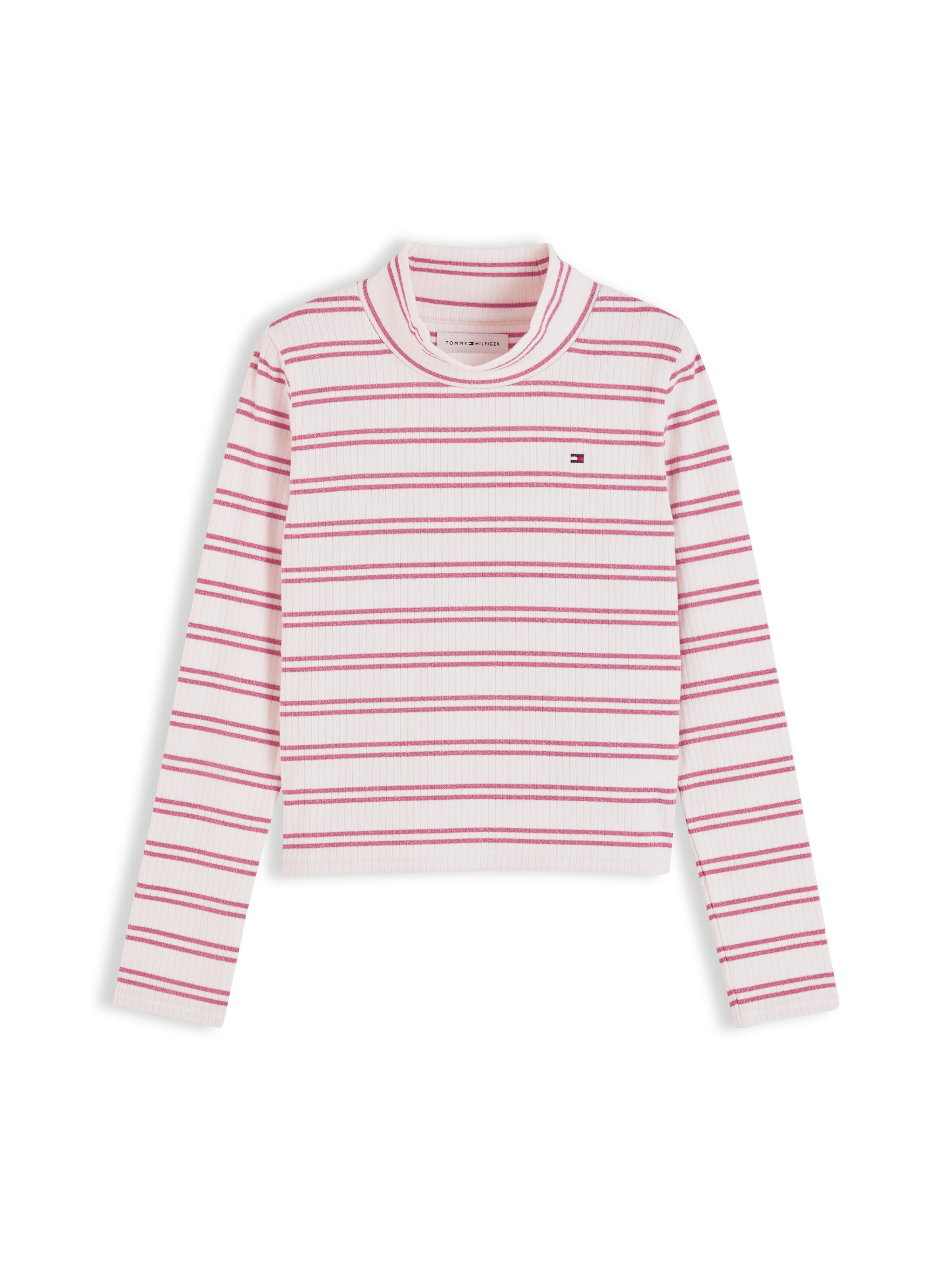 TOMMY HILFIGER Тениска в бяло: отпред