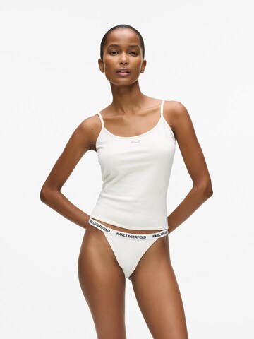Karl Lagerfeld Slip in White: front