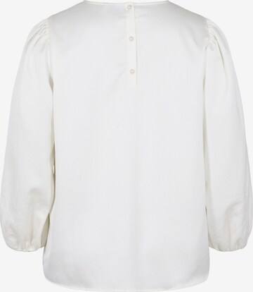 Zizzi - Blusa 'MKIM' en blanco