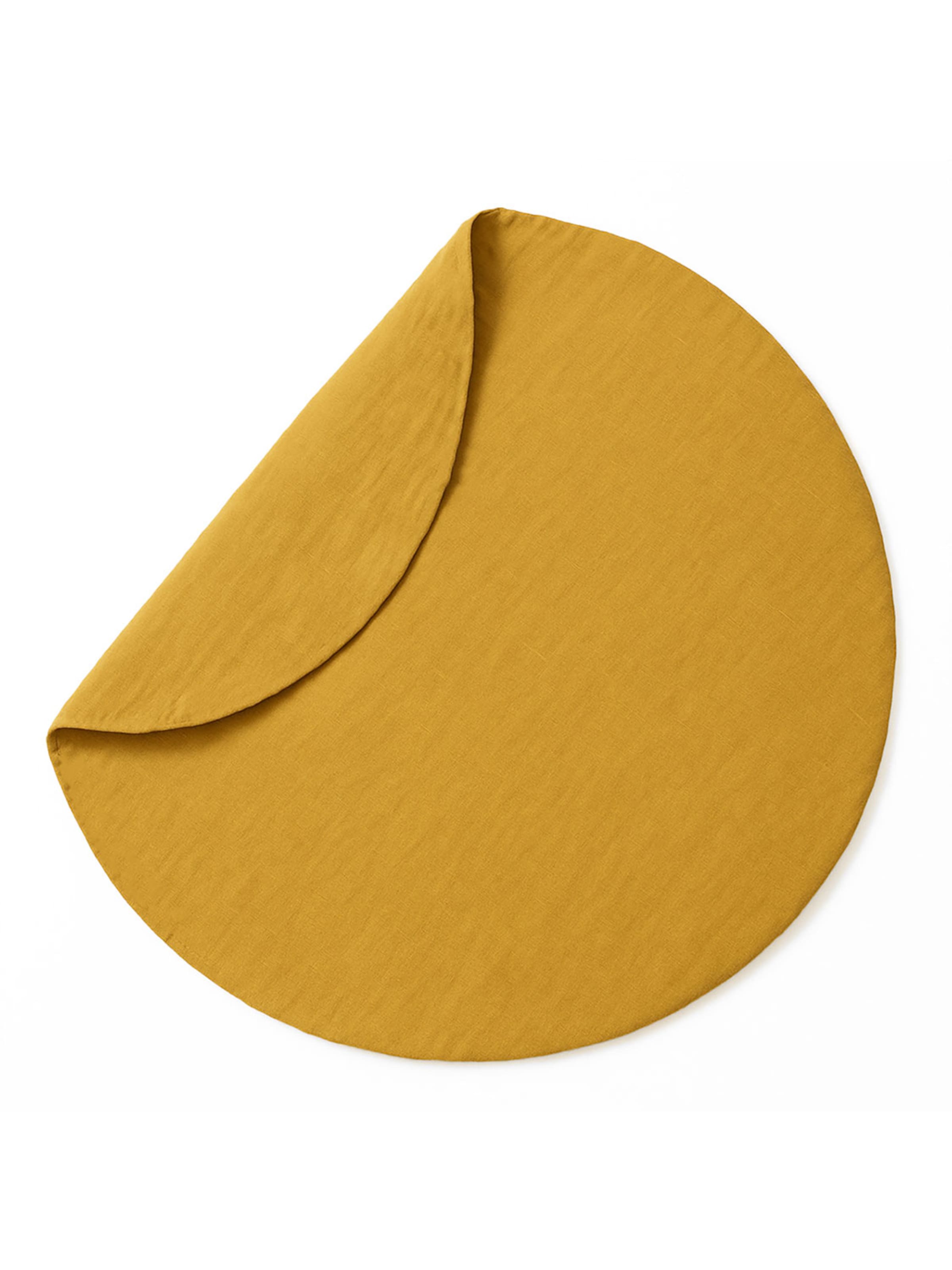 PAPATE - Manta para bebé en amarillo: frente