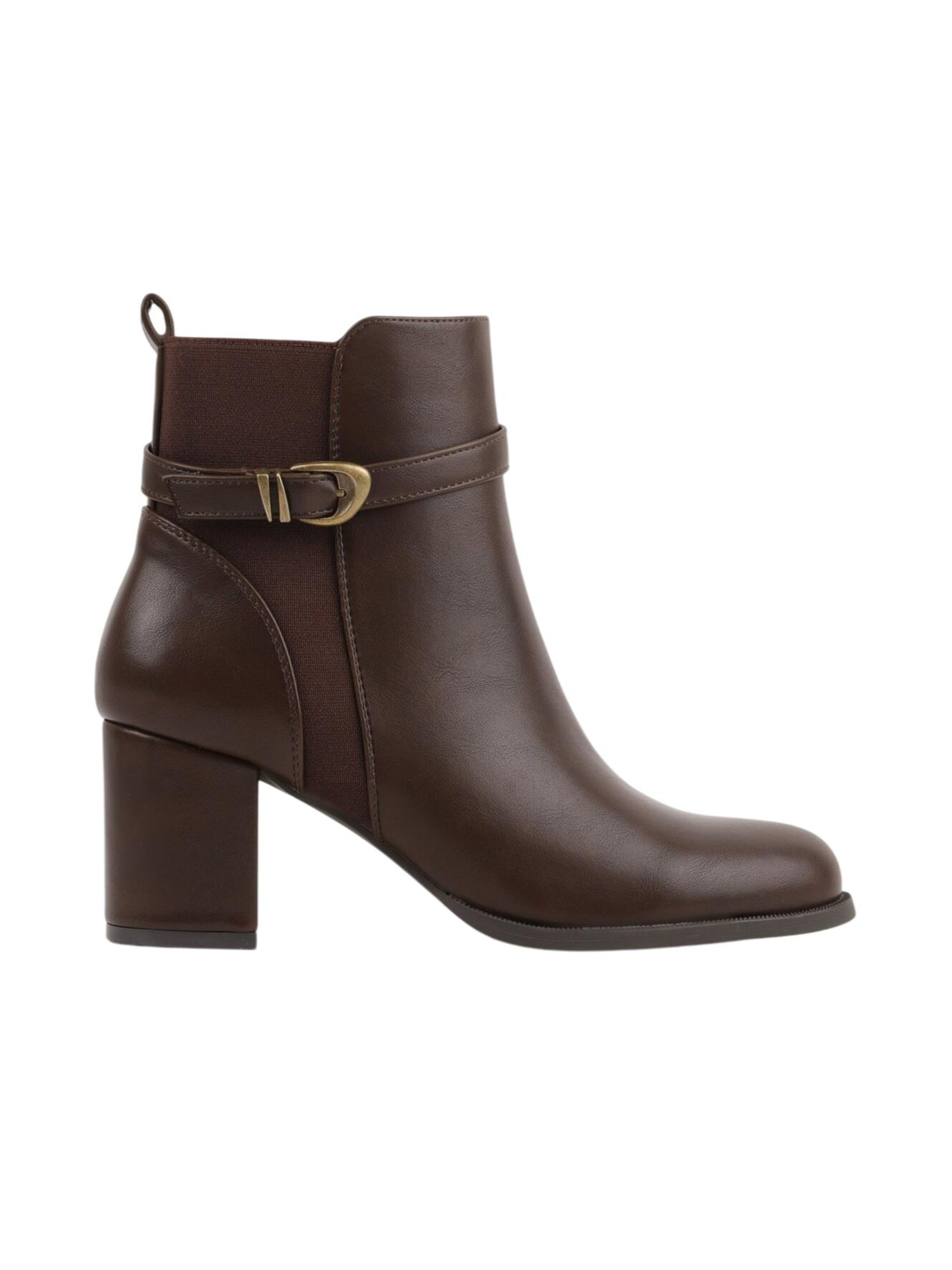 Bottines 'Marron' VERA Collection en marron : devant