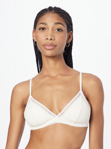 ETAM Triangle Bra 'SUBLIME WE CARE' in Beige: front