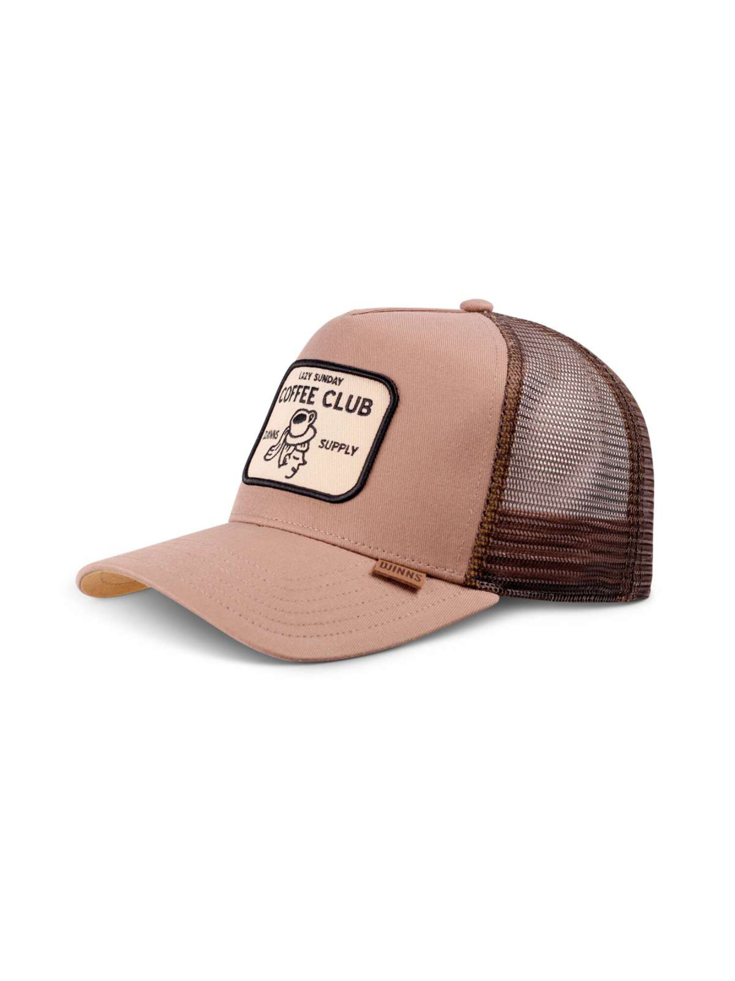 DJINNS Cap 'HFT Coffee Head'‌‌‌‌‌‌ in Braun: Vorderseite