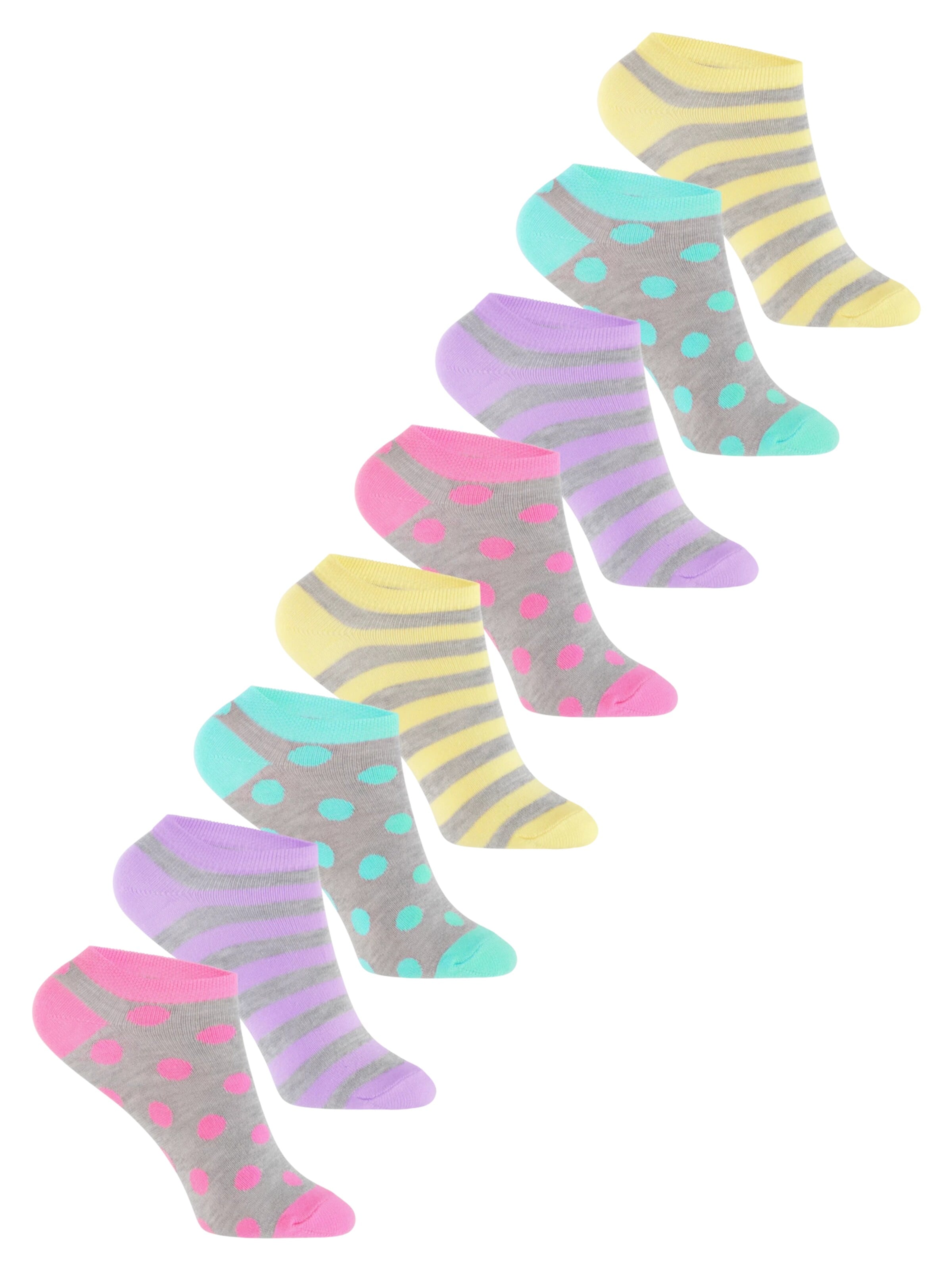 footstar Socken 'Funny Socks'‌‌‌‌‌‌‌‌ in Grau: Vorderseite