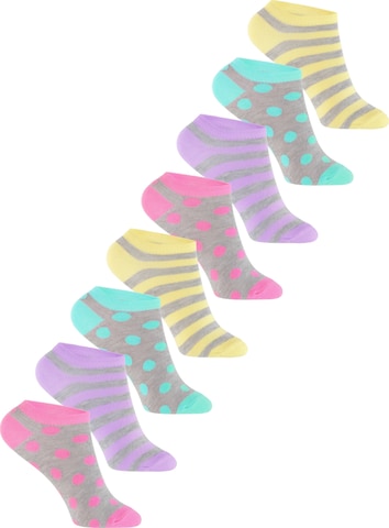 footstar Socken 'Funny Socks' in Grau: Vorderseite