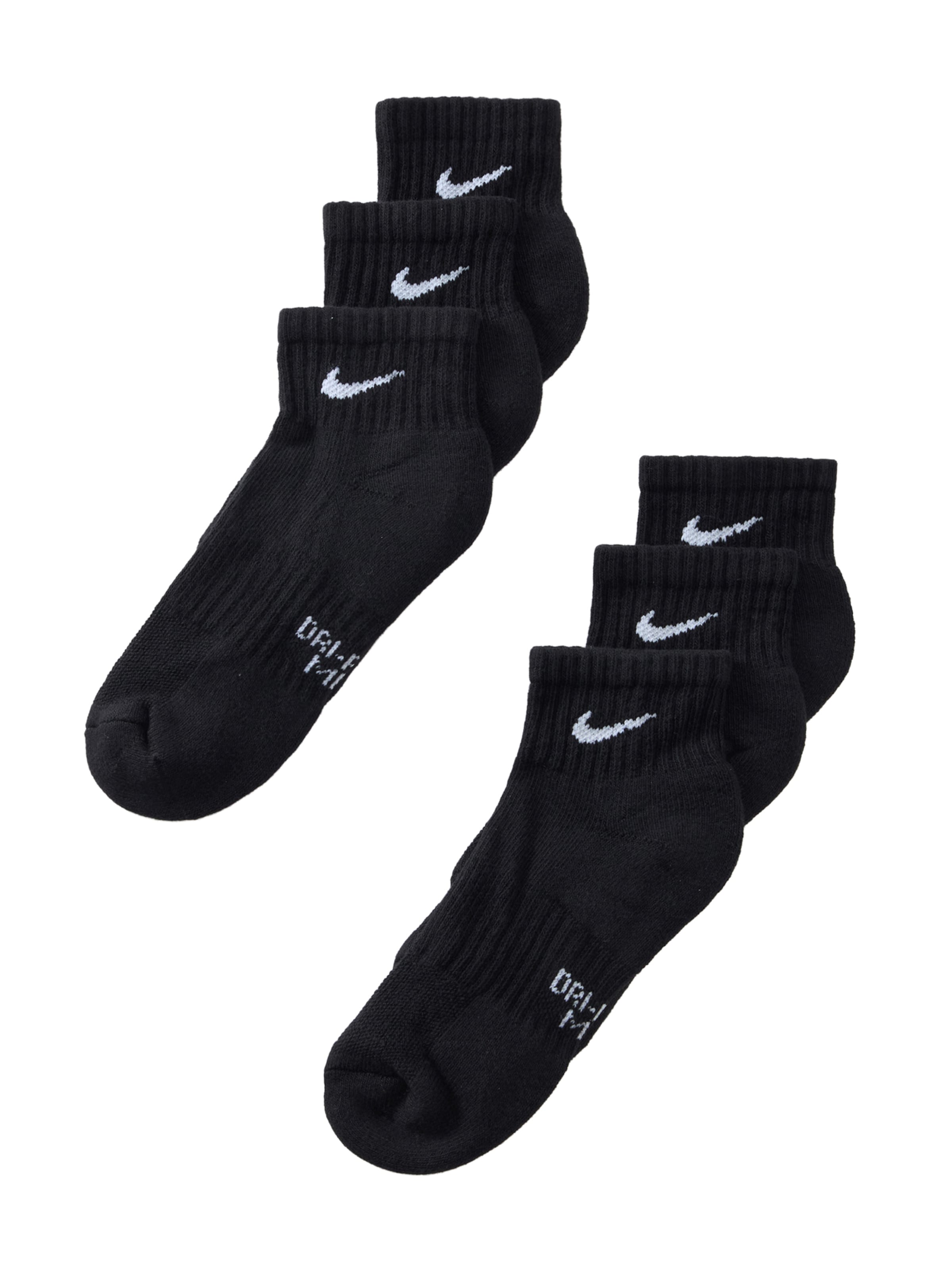 NIKE Athletic Socks 'Everyday' in Black: front
