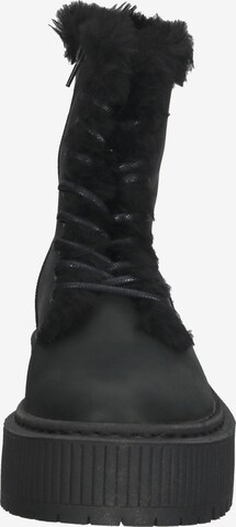 STEVE MADDEN Lace-Up Ankle Boots in Black