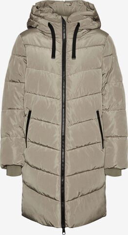 VERO MODA Wintermantel 'NORA' in Grijs: voorkant