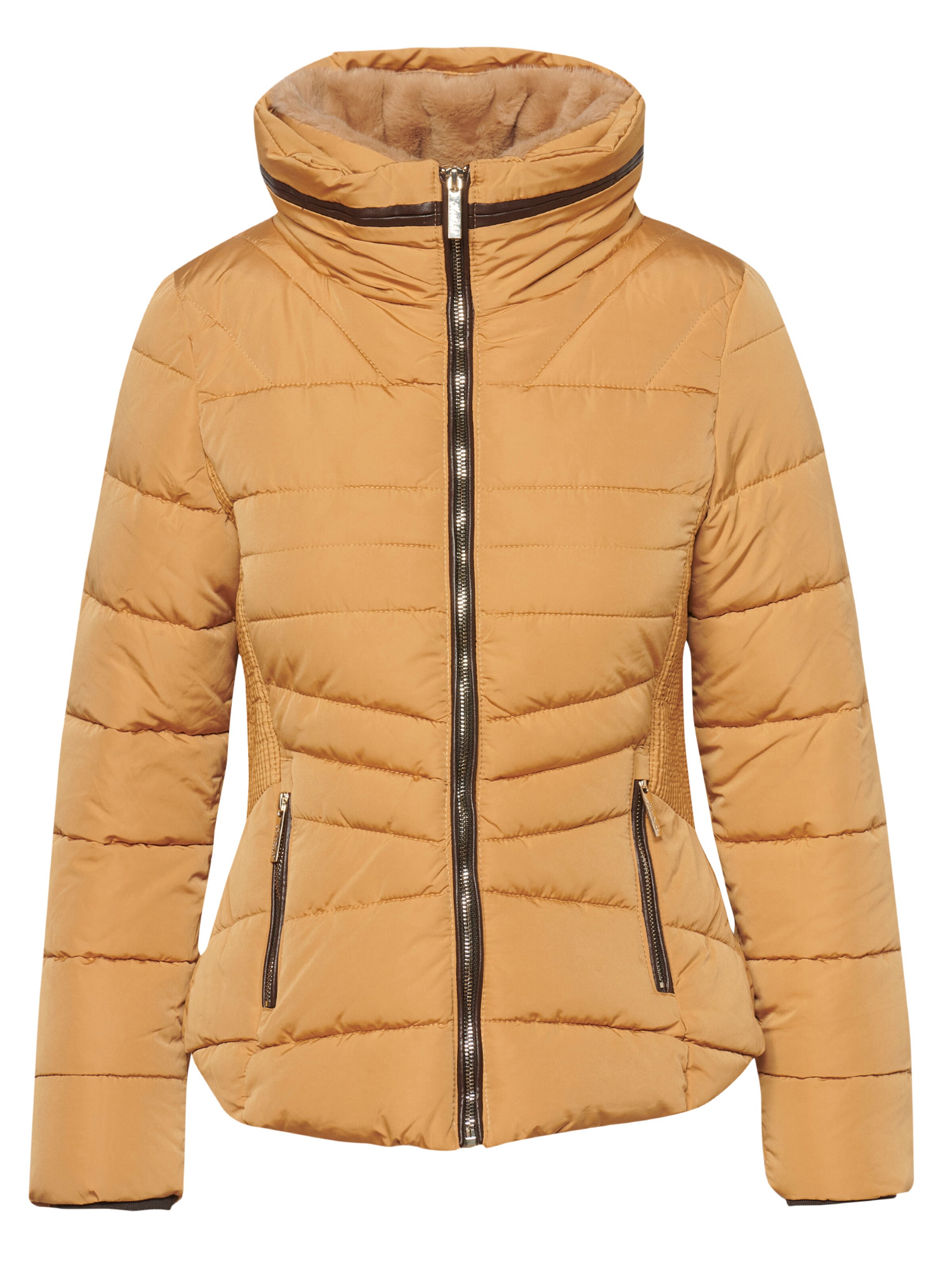 Parka invernale di KOROSHI in giallo: frontale