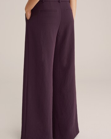 Wide Leg Pantalon à pince 'Studio' WE Fashion en violet