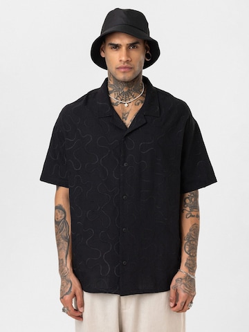 Dandalo Regular Fit Руьв 'Dylan' in Schwarz: Vorderseite