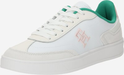 TOMMY HILFIGER Sneaker low i grøn / pink / hvid / offwhite, Produktvisning