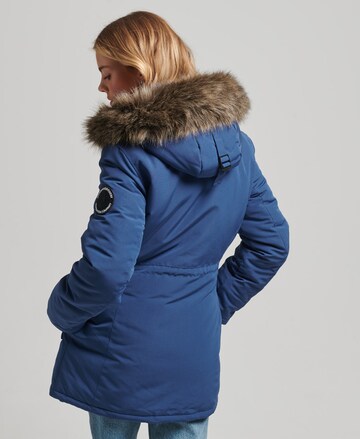Superdry Winter Jacket 'Everest' in Blue